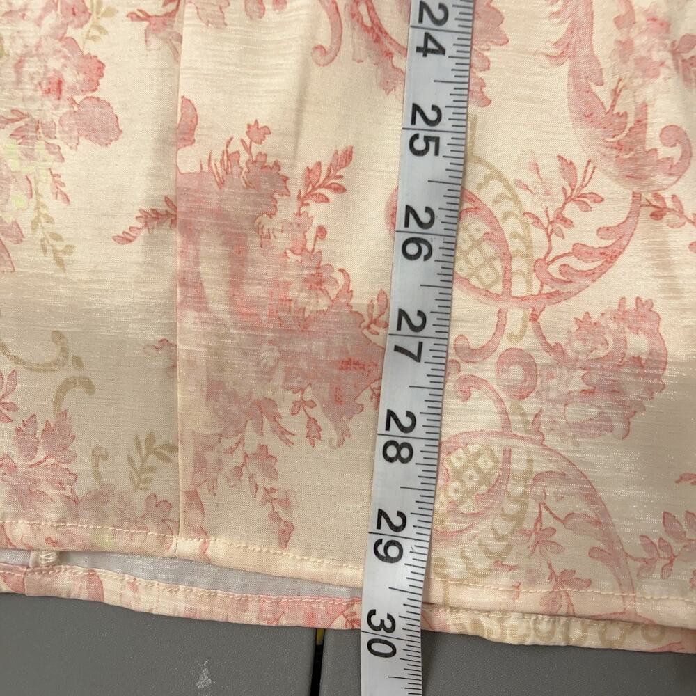Urban Outfitters x Laura Ashley Mel Dress Women's XS Pink Paisley Puff Sleeve - Picture 10 of 12